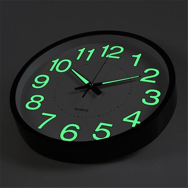 12 inch luminous wall clock modern design minimalist round clock plastic mute quartz white clocks home decoration living room
12 inch luminous wall clock modern design minimalist round clock plastic mute quartz white clocks home decoration living room