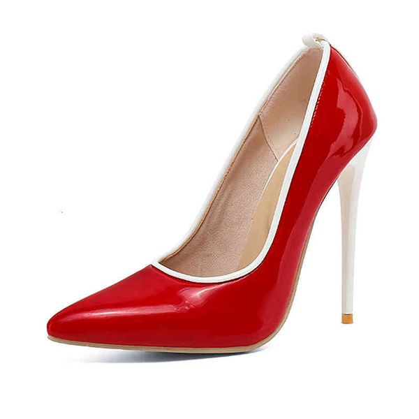dress shoes red white patent leather spring high heels women pointed toe pumps fashion slip on thin heel summer woman zxwg, Black
dress shoes red white patent leather spring high heels women pointed toe pumps fashion slip on thin heel summer woman zxwg, Black