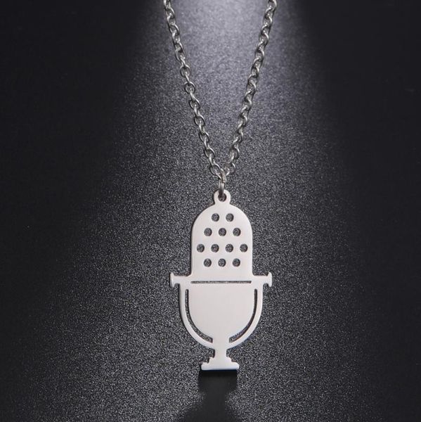 chains my shape fashion microphone necklace for women gold silver color stainless steel music pendant necklaces choker punk jewelry
chains my shape fashion microphone necklace for women gold silver color stainless steel music pendant necklaces choker punk jewelry