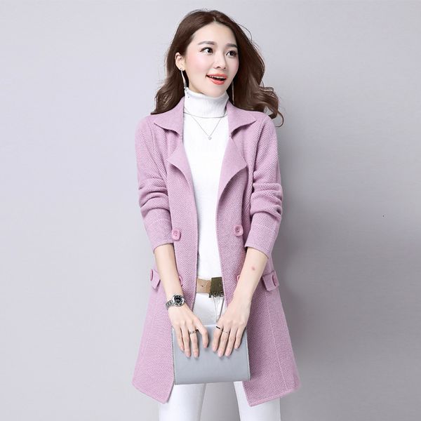 autumn and winter of high-quality long-sleeved women jacket knit lapel cardigan sweater vest a1047 bb7y, White;black
autumn and winter of high-quality long-sleeved women jacket knit lapel cardigan sweater vest a1047 bb7y, White;black