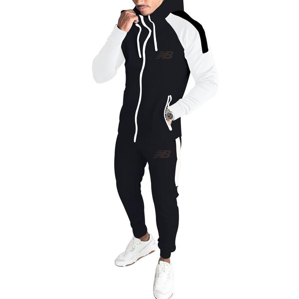 men's casual shirts nb brand sports jacket autumn and winter suit hip-hop hooded sweater direct sales rgvp, White;black
men's casual shirts nb brand sports jacket autumn and winter suit hip-hop hooded sweater direct sales rgvp, White;black