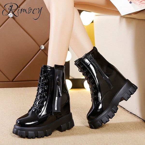 rimocy women thick fur patent leather winter boots fashion hidden wedge platform shoes woman thick sole motorcycle botas mujer o14r#, Black
rimocy women thick fur patent leather winter boots fashion hidden wedge platform shoes woman thick sole motorcycle botas mujer o14r#, Black