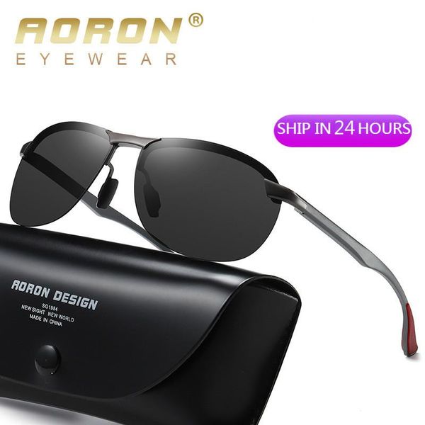 sunglasses aoron aluminum frame men's polarized sun glasses driver driving uv400, White;black
sunglasses aoron aluminum frame men's polarized sun glasses driver driving uv400, White;black