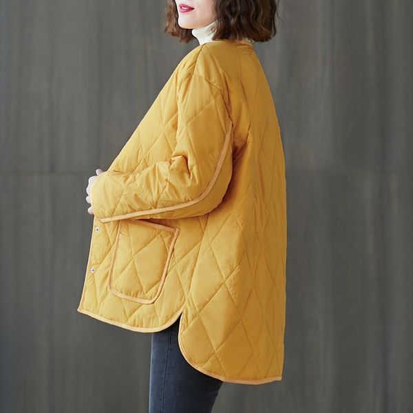 women's jackets autumn jacket quilted padded casual loose coat outwear thicken streetwear oversized parkas mujer winter, Black;brown
women's jackets autumn jacket quilted padded casual loose coat outwear thicken streetwear oversized parkas mujer winter, Black;brown