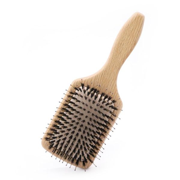 hair brushes 1pc peine madera oak wood brush massage brosse sanglier airbag boar bristle straightener, Silver
hair brushes 1pc peine madera oak wood brush massage brosse sanglier airbag boar bristle straightener, Silver
