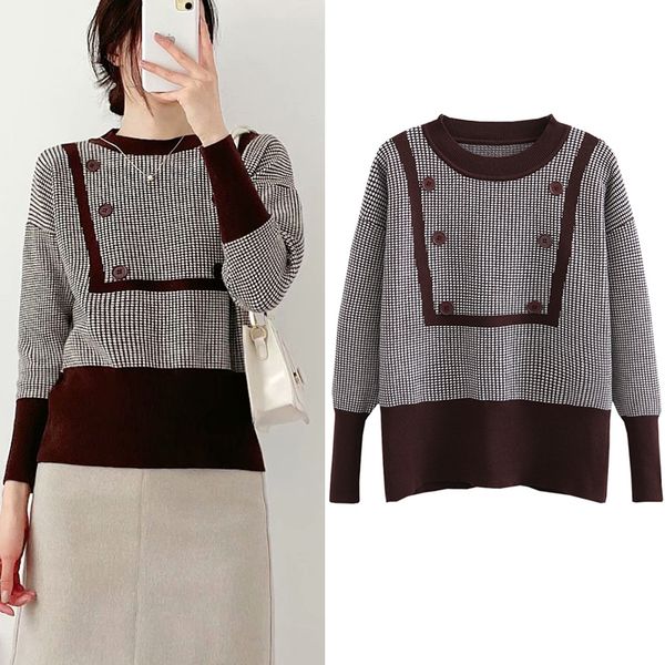 2021 new autumn winter women sweaters pullovers warm long sleeve vintage o-neck sweater three colors gkp3, Black;white
2021 new autumn winter women sweaters pullovers warm long sleeve vintage o-neck sweater three colors gkp3, Black;white