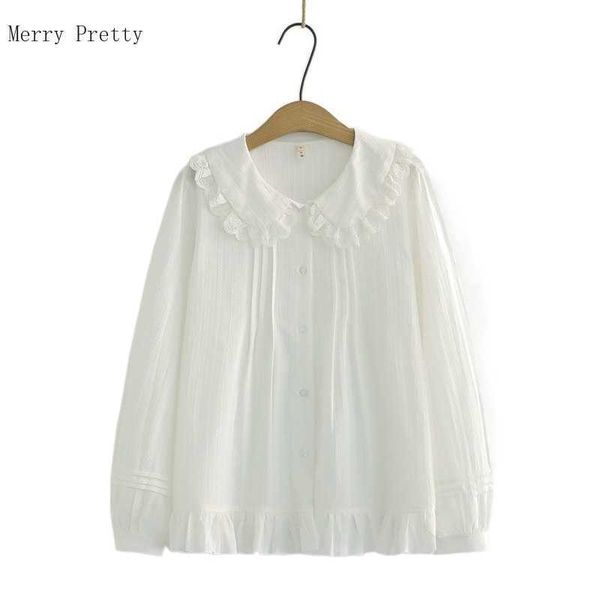 white solid minimalist casual women ruffles blouses and summer long sleeve tundown collar korean ladies cotton shirts 210526
white solid minimalist casual women ruffles blouses and summer long sleeve tundown collar korean ladies cotton shirts 210526
