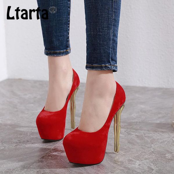 dress shoes ltarta 2021 nightclub women 16cm slim heel shallow waterproof platform high heels suede single, Black
dress shoes ltarta 2021 nightclub women 16cm slim heel shallow waterproof platform high heels suede single, Black