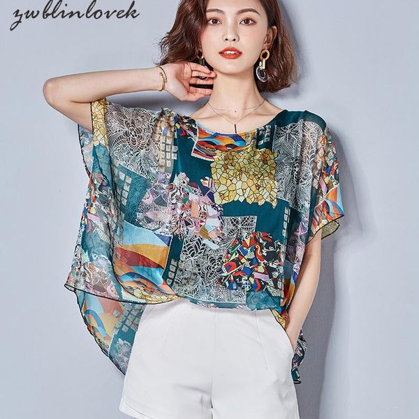 women's blouses & shirts loose women chiffon short batwing sleeve summer flower print sunscreen beach shitrs blusas streetwear plus 3x, White
women's blouses & shirts loose women chiffon short batwing sleeve summer flower print sunscreen beach shitrs blusas streetwear plus 3x, White