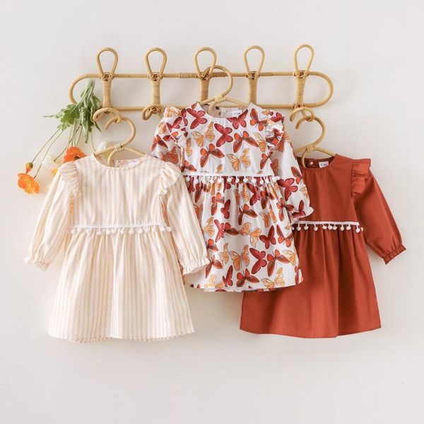 girl's dresses baby girls print autumn spring clothes girl princess dress children party stripe outfit clothing, Red;yellow
girl's dresses baby girls print autumn spring clothes girl princess dress children party stripe outfit clothing, Red;yellow