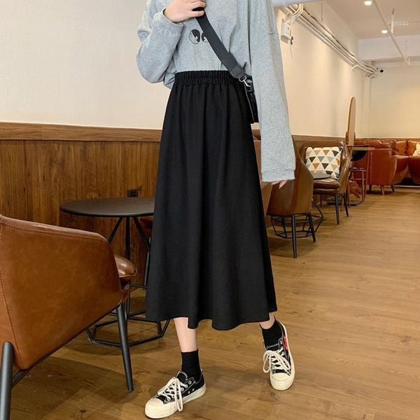skirts high waist elastic autumn and winter women's a- line skirt woman faldas jupe, Black
skirts high waist elastic autumn and winter women's a- line skirt woman faldas jupe, Black