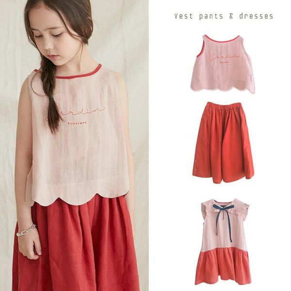 girl's dresses 2021 summer kids for girls pink dress little costume clothes linen embroidered wide leg trousers, Red;yellow
girl's dresses 2021 summer kids for girls pink dress little costume clothes linen embroidered wide leg trousers, Red;yellow