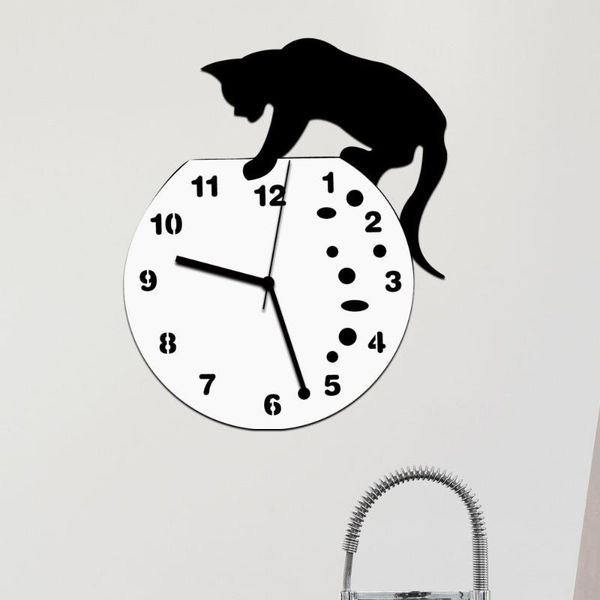 wall clocks classic small size cat acrylic clock modern design home decor watch sticker with a bonus
wall clocks classic small size cat acrylic clock modern design home decor watch sticker with a bonus