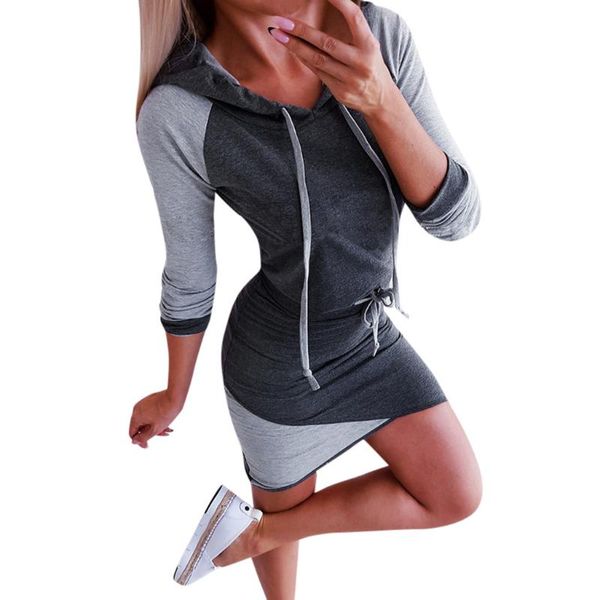 casual dresses ladies color matching waist dress slim o-neck loose mini autumn and winter gray, Black;gray
casual dresses ladies color matching waist dress slim o-neck loose mini autumn and winter gray, Black;gray