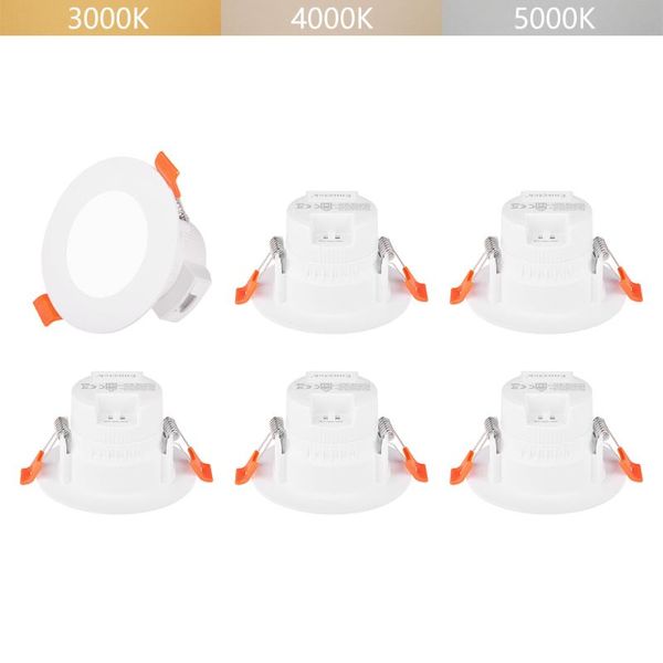 2.5 inch bathroom ceiling 5w led mini recessed downlights cct adjustable 3000k 4000k 5000k 450lm not dimmable ip44 6 lamps
2.5 inch bathroom ceiling 5w led mini recessed downlights cct adjustable 3000k 4000k 5000k 450lm not dimmable ip44 6 lamps