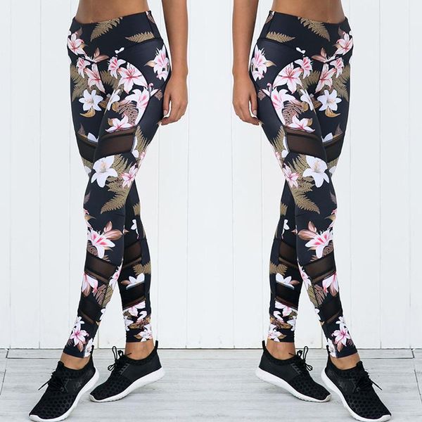 women's leggings 2021 women flower print mesh pants high waist sports gym running fitness athletic trouser wholesale, Black
women's leggings 2021 women flower print mesh pants high waist sports gym running fitness athletic trouser wholesale, Black