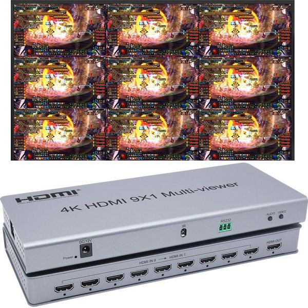 audio cables & connectors 4k multi-viewer 9x1 picture in switcher quad hdtv display 9 1 out seamless switch splitter divider
audio cables & connectors 4k multi-viewer 9x1 picture in switcher quad hdtv display 9 1 out seamless switch splitter divider