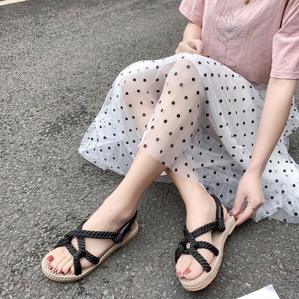 sandals fashion flat shoes woman summer handmade straw women footwear linen woven rope beach slippers, Black
sandals fashion flat shoes woman summer handmade straw women footwear linen woven rope beach slippers, Black