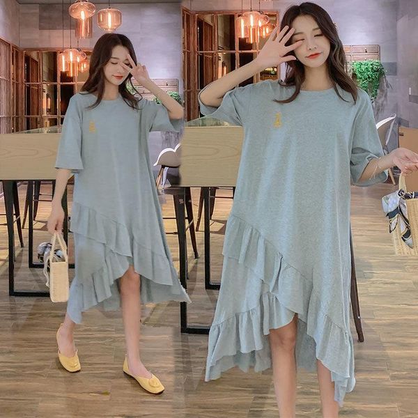 maternity dresses summer dress for pregnant women mid-length irregular pregnancy a word maxi po shoot, White
maternity dresses summer dress for pregnant women mid-length irregular pregnancy a word maxi po shoot, White
