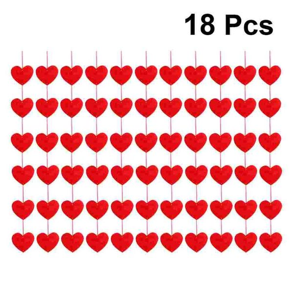 party decoration 18pcs heart-shaped hanging decorations heart shape decorative door curtain felt decor wedding room
party decoration 18pcs heart-shaped hanging decorations heart shape decorative door curtain felt decor wedding room