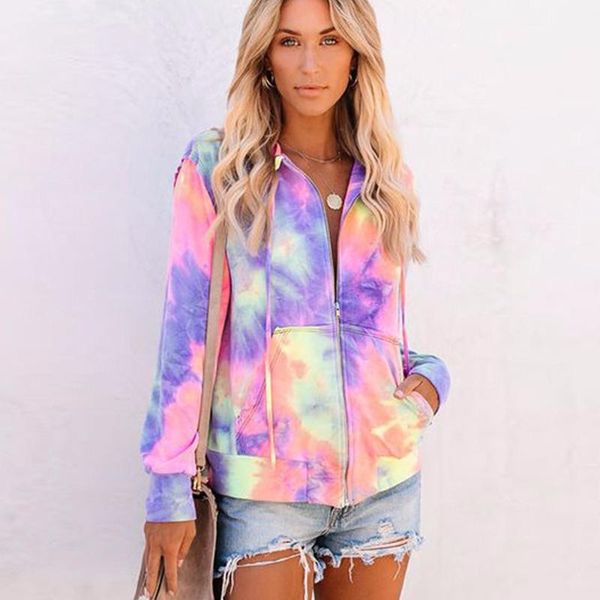 women's jackets stylish fall zipper outerwear women tie dye hoodie jacket lightweight zip up hooded coat casual slim sweatshirts with p, Black;brown
women's jackets stylish fall zipper outerwear women tie dye hoodie jacket lightweight zip up hooded coat casual slim sweatshirts with p, Black;brown
