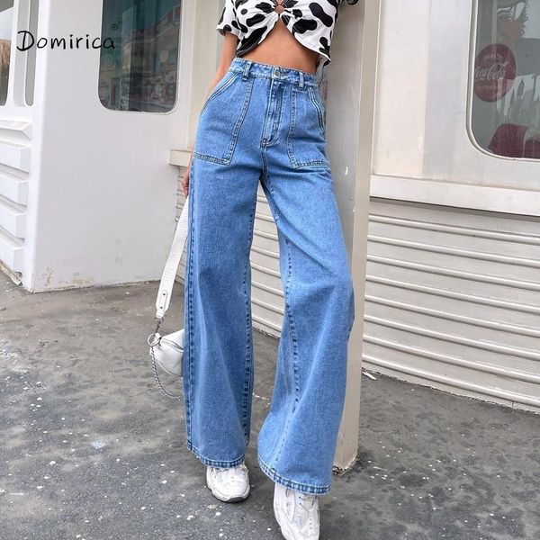 women's jeans woman high waist vintage clothes big pocket casual straight denim trousers loose fashion pants, Blue
women's jeans woman high waist vintage clothes big pocket casual straight denim trousers loose fashion pants, Blue