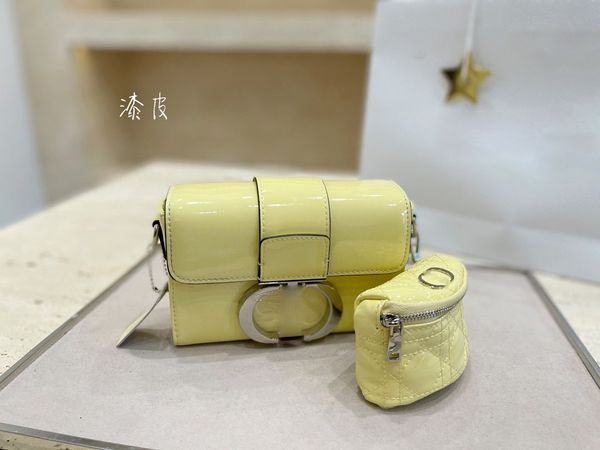 dijia women handbags patent leather mini square box 2-piece set montaigne bag high version relief small handbag letter lock zmm
dijia women handbags patent leather mini square box 2-piece set montaigne bag high version relief small handbag letter lock zmm