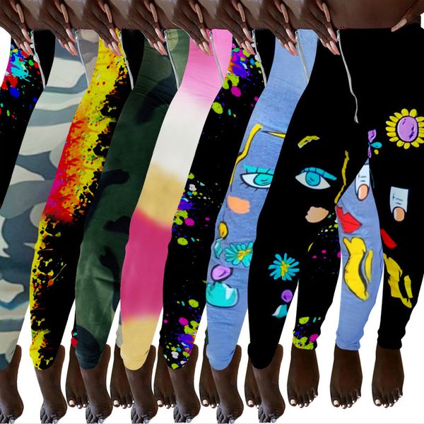 2021 new ny high waist zipper print women trousers slit bell-bottom autumn european and american fashion clothes a574, Black;white
2021 new ny high waist zipper print women trousers slit bell-bottom autumn european and american fashion clothes a574, Black;white