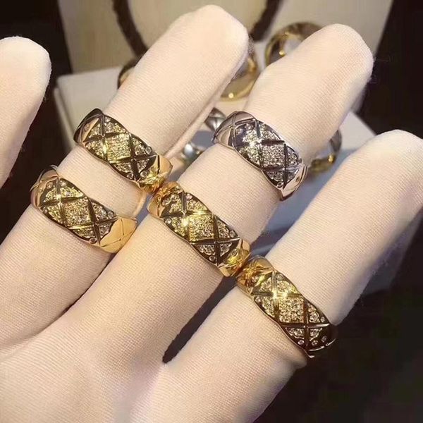 cluster rings fashion gold wavy rhombus style stainless steel cz ring for men women gift brand jewelry, Golden;silver
cluster rings fashion gold wavy rhombus style stainless steel cz ring for men women gift brand jewelry, Golden;silver