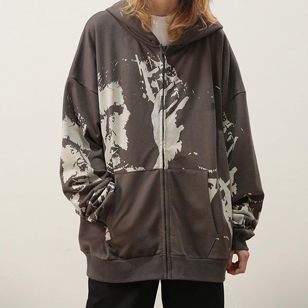 women's hoodies & sweatshirts y2k harajuku zip-up sweatshirt vintage portrait graphic print long sleeve oversized hoodie grunge coat e-, Black
women's hoodies & sweatshirts y2k harajuku zip-up sweatshirt vintage portrait graphic print long sleeve oversized hoodie grunge coat e-, Black