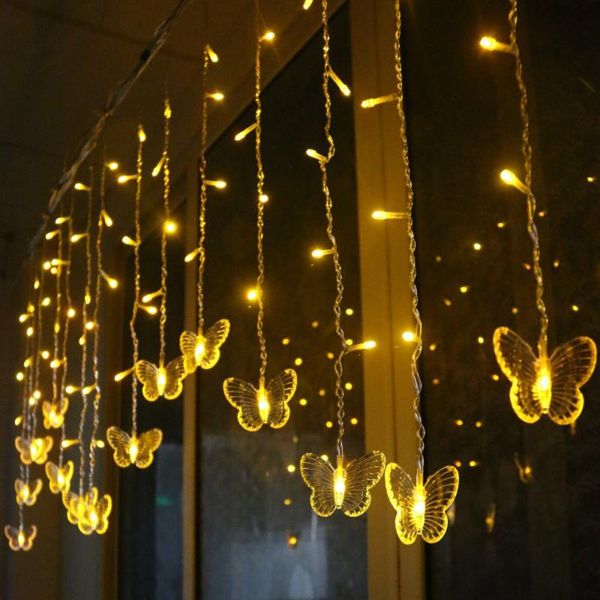led butterfly string light waterproof curtain christmas holiday decoration bulbs colorful kerst decoratie 2021 new sale
led butterfly string light waterproof curtain christmas holiday decoration bulbs colorful kerst decoratie 2021 new sale