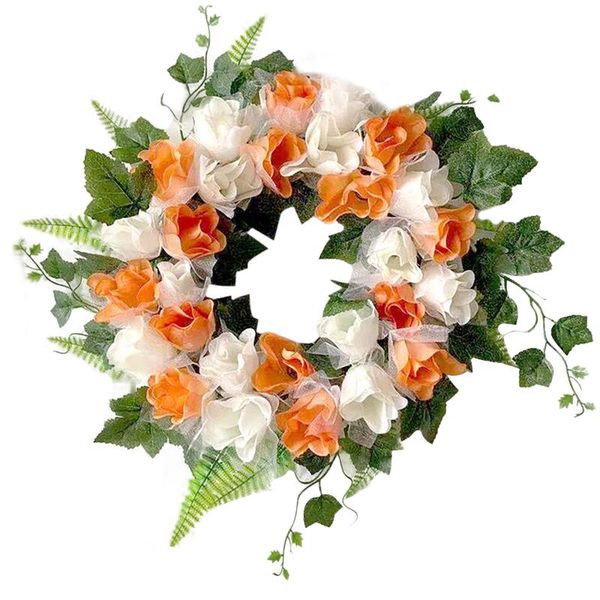 decorative flowers & wreaths artificial rose wreath, father's day decor garland, summer outdoor decorations, door wall party decoration
decorative flowers & wreaths artificial rose wreath, father's day decor garland, summer outdoor decorations, door wall party decoration