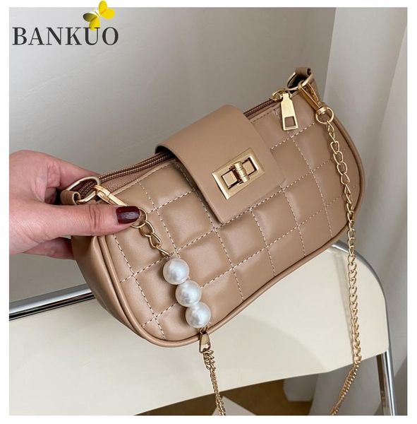 cross body bankuo vintage women's bags 2021 pu zipper baguette shoulder bag leather fashion all-match pearl chain crossbody c252
cross body bankuo vintage women's bags 2021 pu zipper baguette shoulder bag leather fashion all-match pearl chain crossbody c252
