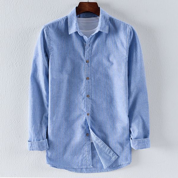 2021 autumn new classic striped long-sleeved square collar men casual retro cotton shirt mens plus size blue shirts male k5mg, White;black
2021 autumn new classic striped long-sleeved square collar men casual retro cotton shirt mens plus size blue shirts male k5mg, White;black