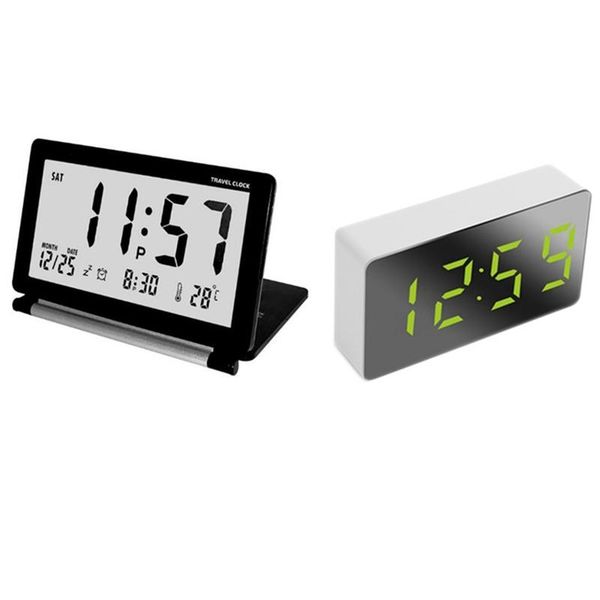 other clocks & accessories 2set lcd digital large screen folding desk clock with mirror led temperature usb bedside table travel
other clocks & accessories 2set lcd digital large screen folding desk clock with mirror led temperature usb bedside table travel