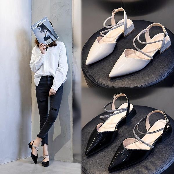 sandals spring and summer 2021 buckle fashion thick heel baotou casual women's shoes diamond, Black
sandals spring and summer 2021 buckle fashion thick heel baotou casual women's shoes diamond, Black