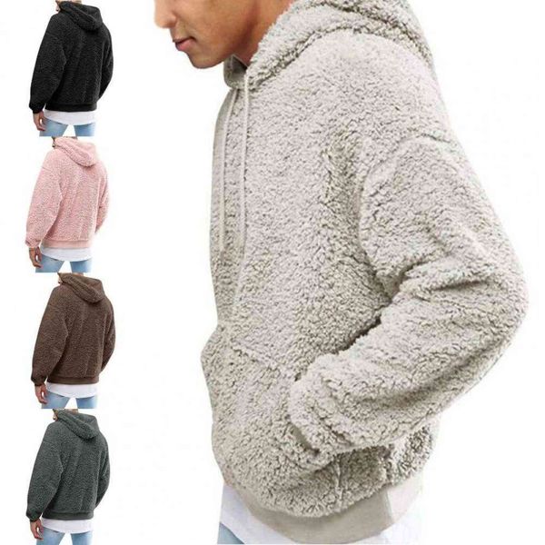 winter hooded sweatshirt solid color pocket simple design drawstring hood plush pullover hoodies casual selling, Black
winter hooded sweatshirt solid color pocket simple design drawstring hood plush pullover hoodies casual selling, Black