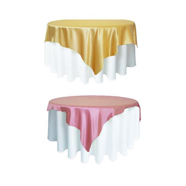 table cloth 10pcs satin square overlay gold for wedding birthday party cover round tablecloth home decor
table cloth 10pcs satin square overlay gold for wedding birthday party cover round tablecloth home decor