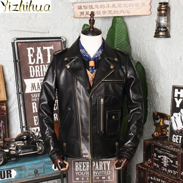 men's leather & faux delivery brand oil wax horse fur coat, real motorized fashionable coat. this is the, Black
men's leather & faux delivery brand oil wax horse fur coat, real motorized fashionable coat. this is the, Black