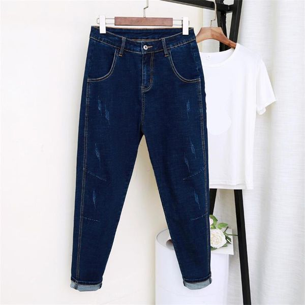 women's jeans vintage boyfriend for women with high waist loose denim harem pants female streetwear plus size mom 5xl q2601, Blue
women's jeans vintage boyfriend for women with high waist loose denim harem pants female streetwear plus size mom 5xl q2601, Blue