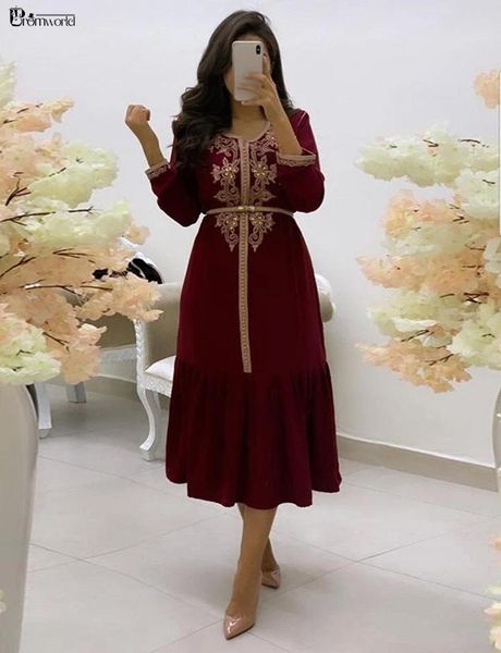 party dresses tea length burgundy formal long sleeve gold lace a-line satin arabic dubai evening gowns 2021 caftan robes de soirée, White;black
party dresses tea length burgundy formal long sleeve gold lace a-line satin arabic dubai evening gowns 2021 caftan robes de soirée, White;black