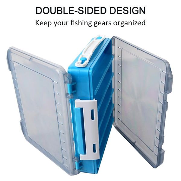 double sided fishing box fishing accessories lures hooks storage box tackle organizer accessories high strength
double sided fishing box fishing accessories lures hooks storage box tackle organizer accessories high strength