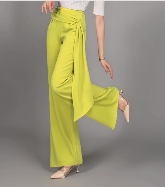 women's pants & capris 2021 elegant women summer wide leg elastic high waist chiffon trousers casual streetwear fashion, Black;white
women's pants & capris 2021 elegant women summer wide leg elastic high waist chiffon trousers casual streetwear fashion, Black;white