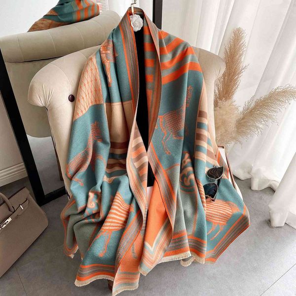 design warm imitation cashmere scarf women's air conditioning room thickened shawl pattern jacquard short beard tassel elegant long, Blue;gray
design warm imitation cashmere scarf women's air conditioning room thickened shawl pattern jacquard short beard tassel elegant long, Blue;gray