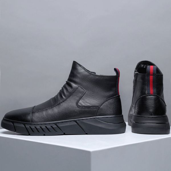 2020 winter new british style casual leather boots tube all-match mens boot hight-mens shoes korean version fashion
2020 winter new british style casual leather boots tube all-match mens boot hight-mens shoes korean version fashion