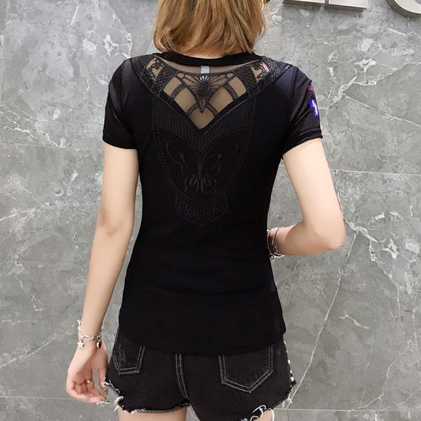 summer korean style mesh t-shirt girls fashion hollow out shiny diamonds women short sleeve slim tees new 2021 t12901a 2f4q, White
summer korean style mesh t-shirt girls fashion hollow out shiny diamonds women short sleeve slim tees new 2021 t12901a 2f4q, White