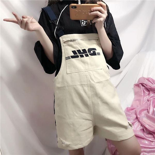 women's jumpsuits & rompers braces summer hole women playsuits pockets loose large size casual wide leg pants female concise style c 35, Black;white
women's jumpsuits & rompers braces summer hole women playsuits pockets loose large size casual wide leg pants female concise style c 35, Black;white