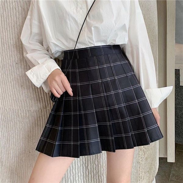 skirts s-xl plaid summer women skirt 2021 high waist stitching pleated mini cute japanese school student uniforms with zipper, Black
skirts s-xl plaid summer women skirt 2021 high waist stitching pleated mini cute japanese school student uniforms with zipper, Black