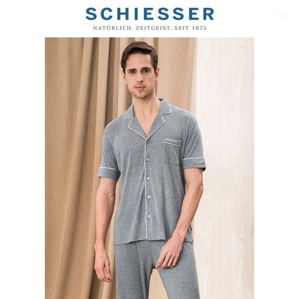 men's cotton modal short-sleeved trousers home suit e5/17016h sleepwear, Black;brown
men's cotton modal short-sleeved trousers home suit e5/17016h sleepwear, Black;brown