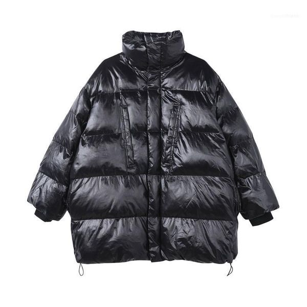 women's down & parkas winter clothes women 2021 fashion solid loose bubble korean leather puffer coat 0471, Black
women's down & parkas winter clothes women 2021 fashion solid loose bubble korean leather puffer coat 0471, Black